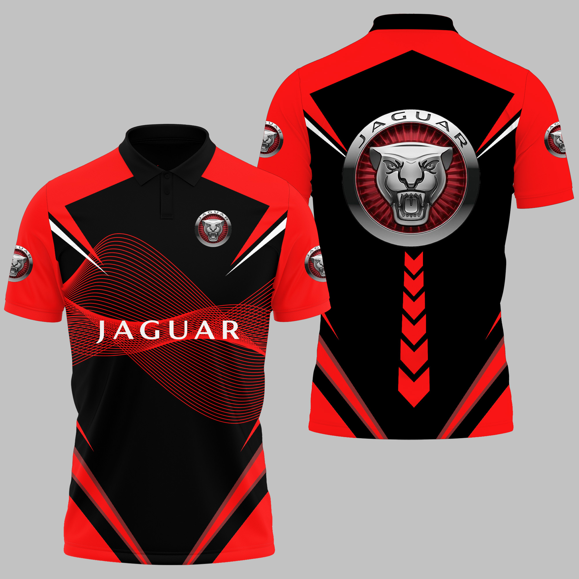 JAGUAR Polo Shirt V13 - Famjoys JAGUAR Polo Shirt V13 - Famjoys