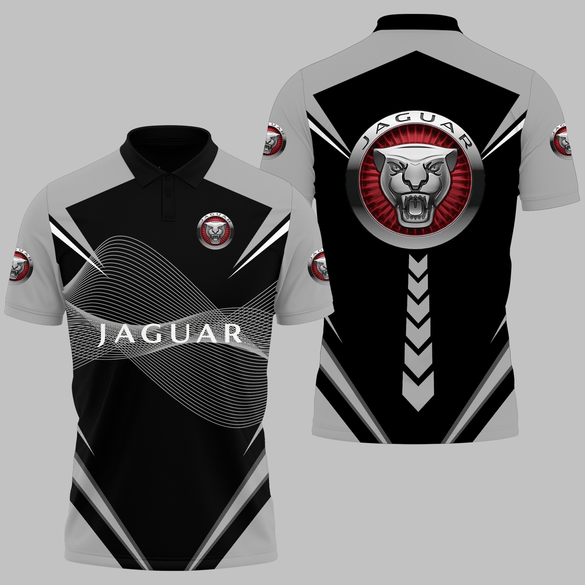 JAGUAR Polo Shirt V16 - Famjoys JAGUAR Polo Shirt V16 - Famjoys