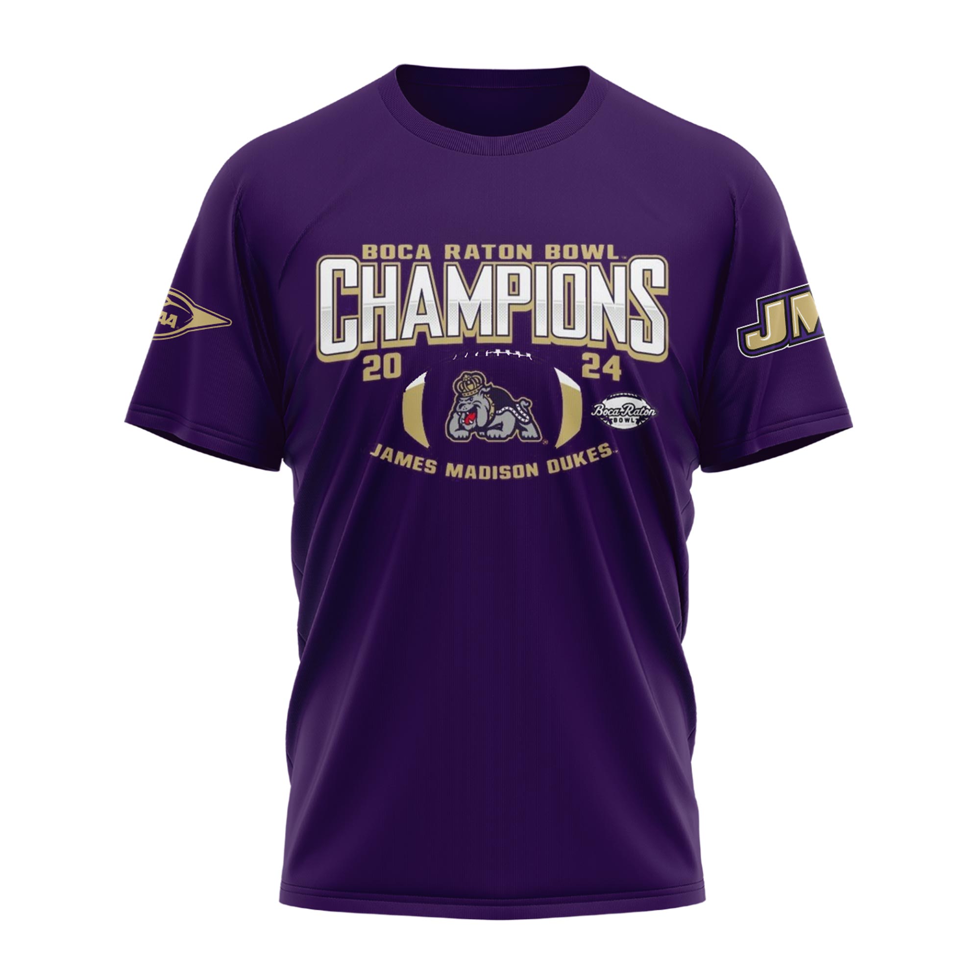 James Madison University Football Boca Raton Bowl Champions TShirt #1 - Famjoys James Madison University Football Boca Raton Bowl Champions TShirt #1 - Famjoys