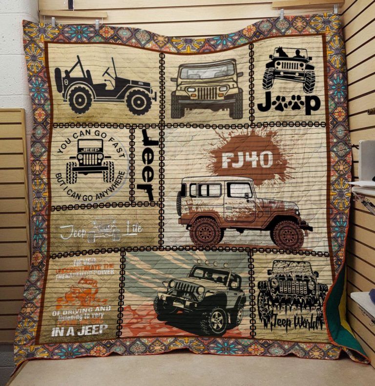 Jeep 6 Quilt blanket - Famjoys Jeep 6 Quilt blanket - Famjoys
