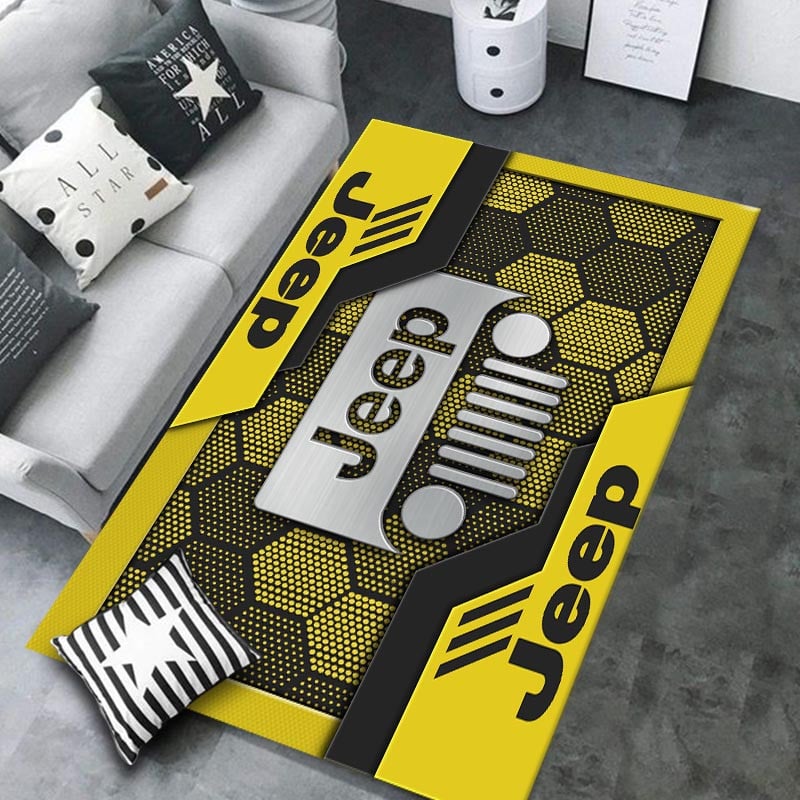 Jeep Area Rugs 3409 Multicolor - Famjoys Jeep Area Rugs 3409 Multicolor - Famjoys