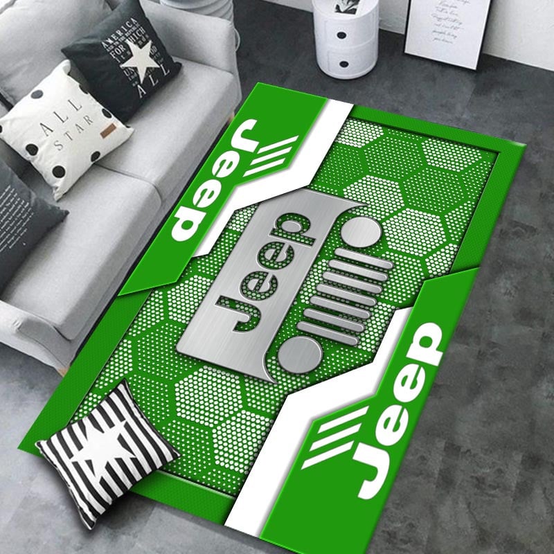 Jeep Area Rugs 3409 Multicolor - Famjoys Jeep Area Rugs 3409 Multicolor - Famjoys