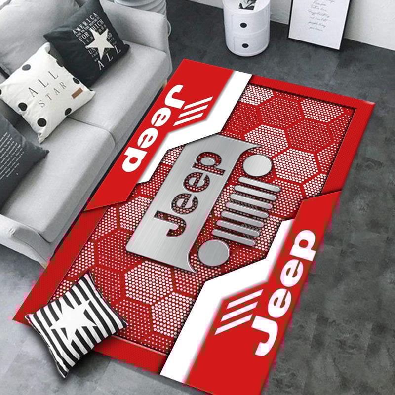 Jeep Area Rugs 3409 Multicolor - Famjoys Jeep Area Rugs 3409 Multicolor - Famjoys