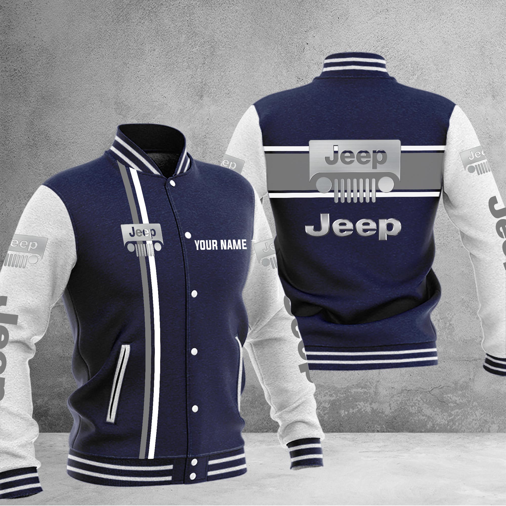Jeep Baseball Jacket - Famjoys Jeep Baseball Jacket - Famjoys