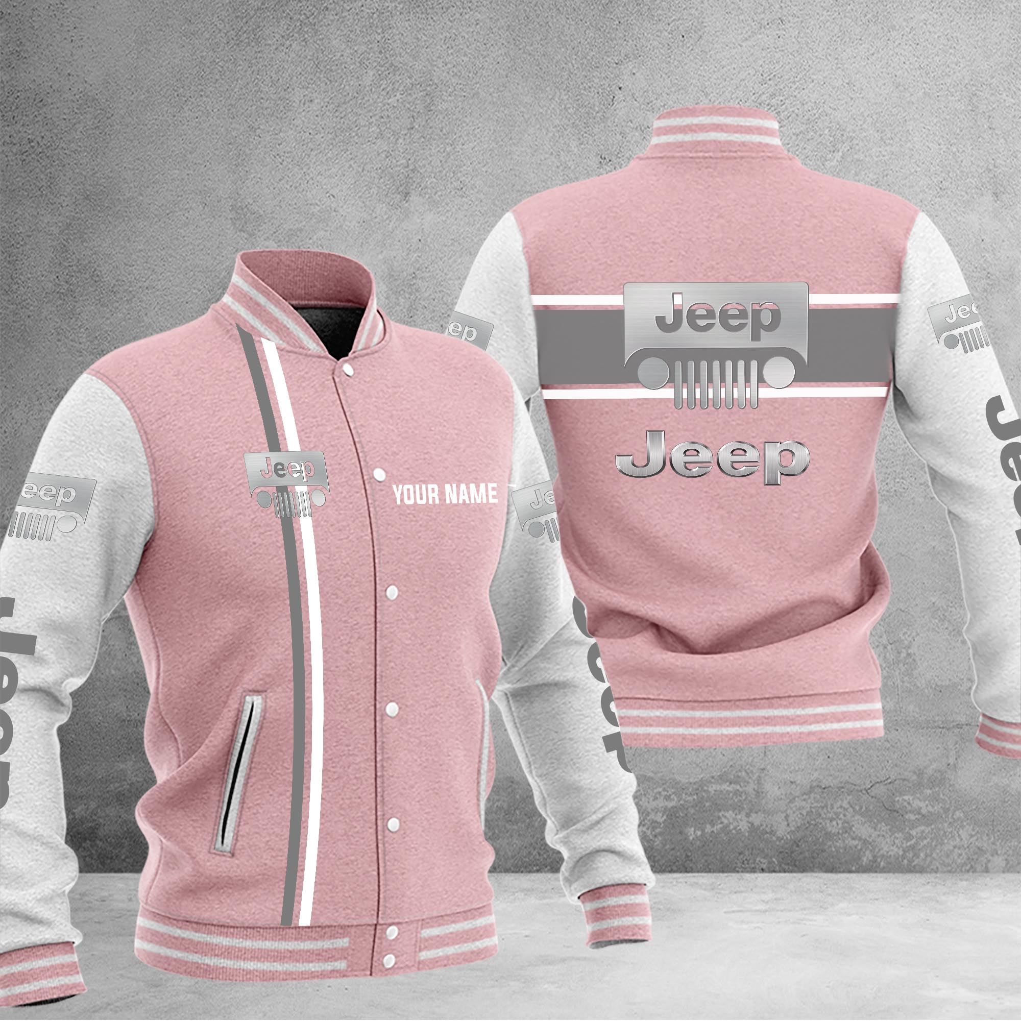 Jeep Baseball Jacket - Famjoys Jeep Baseball Jacket - Famjoys