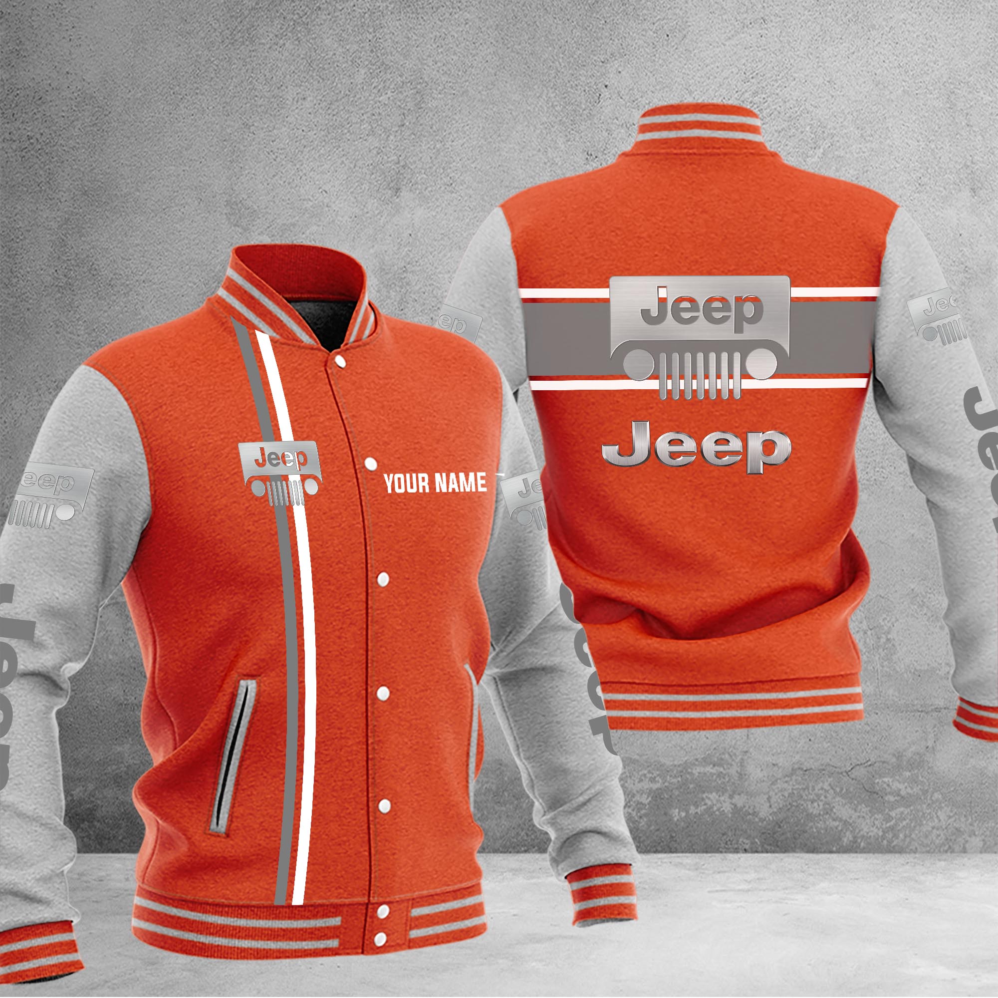 Jeep Baseball Jacket - Famjoys Jeep Baseball Jacket - Famjoys