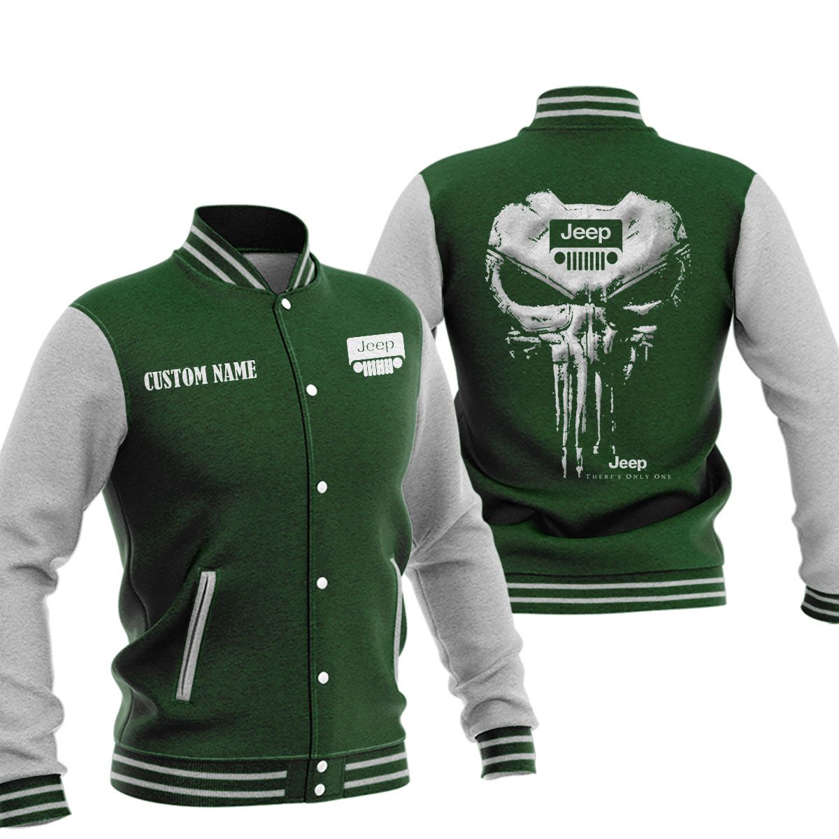 Jeep Baseball Jacket, Multicolor - Famjoys Jeep Baseball Jacket, Multicolor - Famjoys