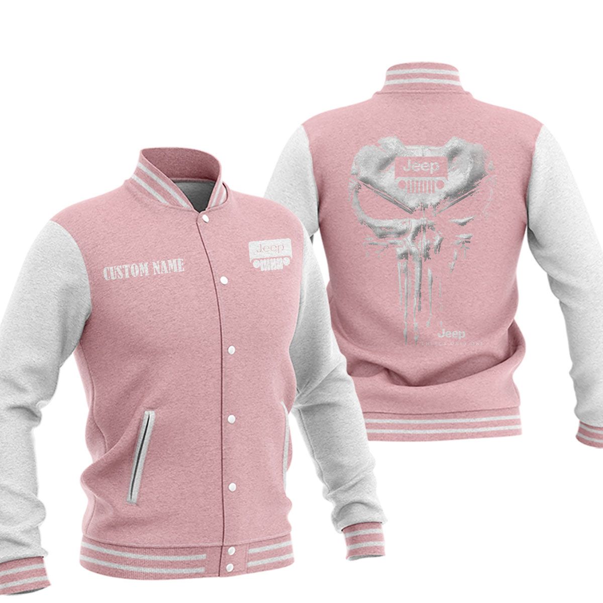 Jeep Baseball Jacket, Multicolor - Famjoys Jeep Baseball Jacket, Multicolor - Famjoys