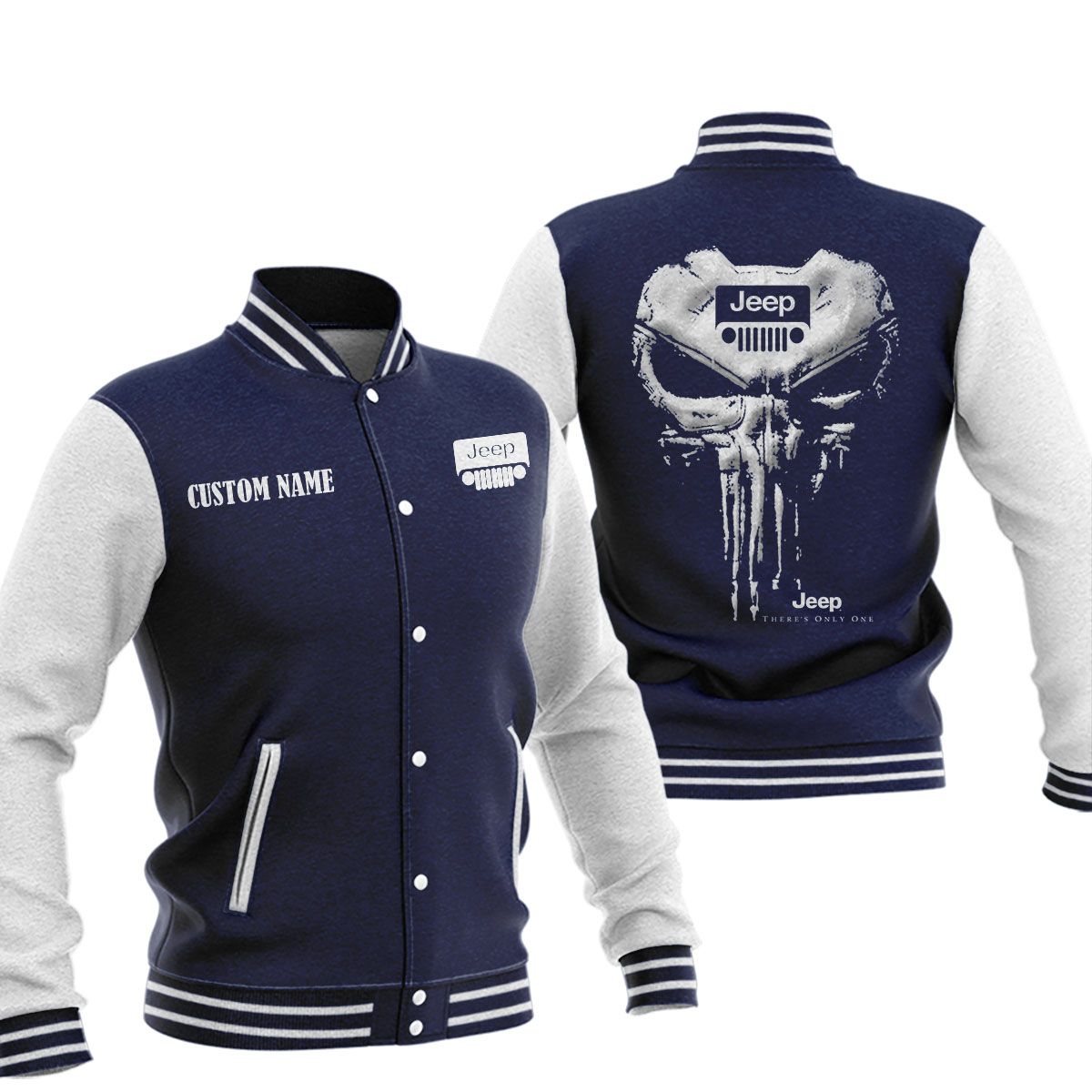 Jeep Baseball Jacket, Multicolor - Famjoys Jeep Baseball Jacket, Multicolor - Famjoys