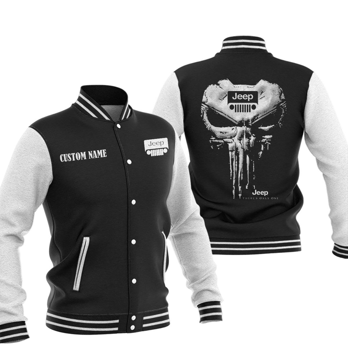 Jeep Baseball Jacket, Multicolor - Famjoys Jeep Baseball Jacket, Multicolor - Famjoys