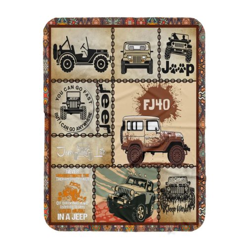 Jeep Blanket Quilt Sherpa Blanket - Famjoys Jeep Blanket Quilt Sherpa Blanket - Famjoys