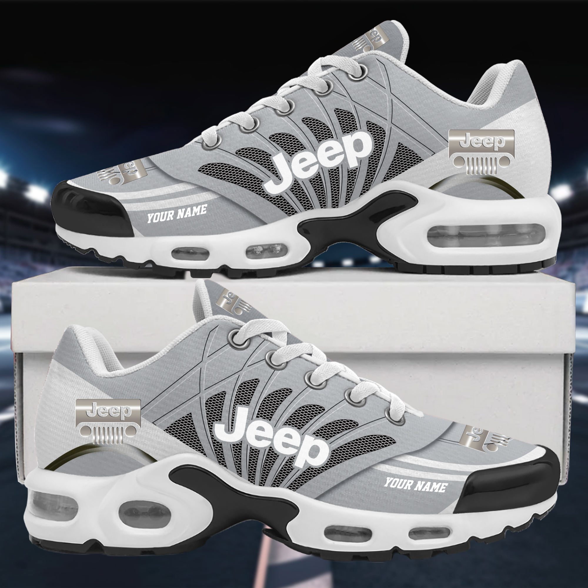 Jeep Custom Name Sport Shoes VS8 - Famjoys Jeep Custom Name Sport Shoes VS8 - Famjoys