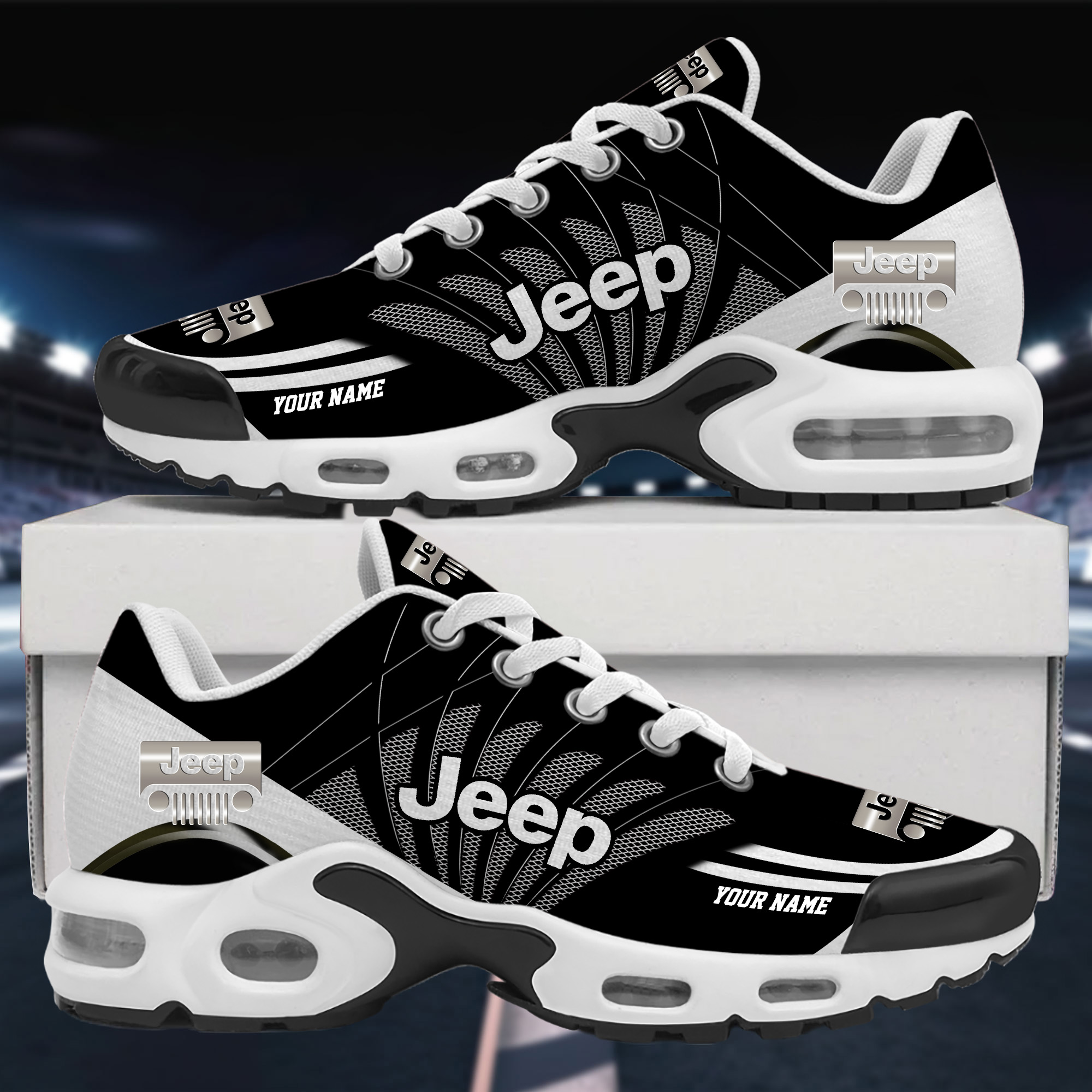 Jeep Custom Name Sport Shoes VS8 - Famjoys Jeep Custom Name Sport Shoes VS8 - Famjoys