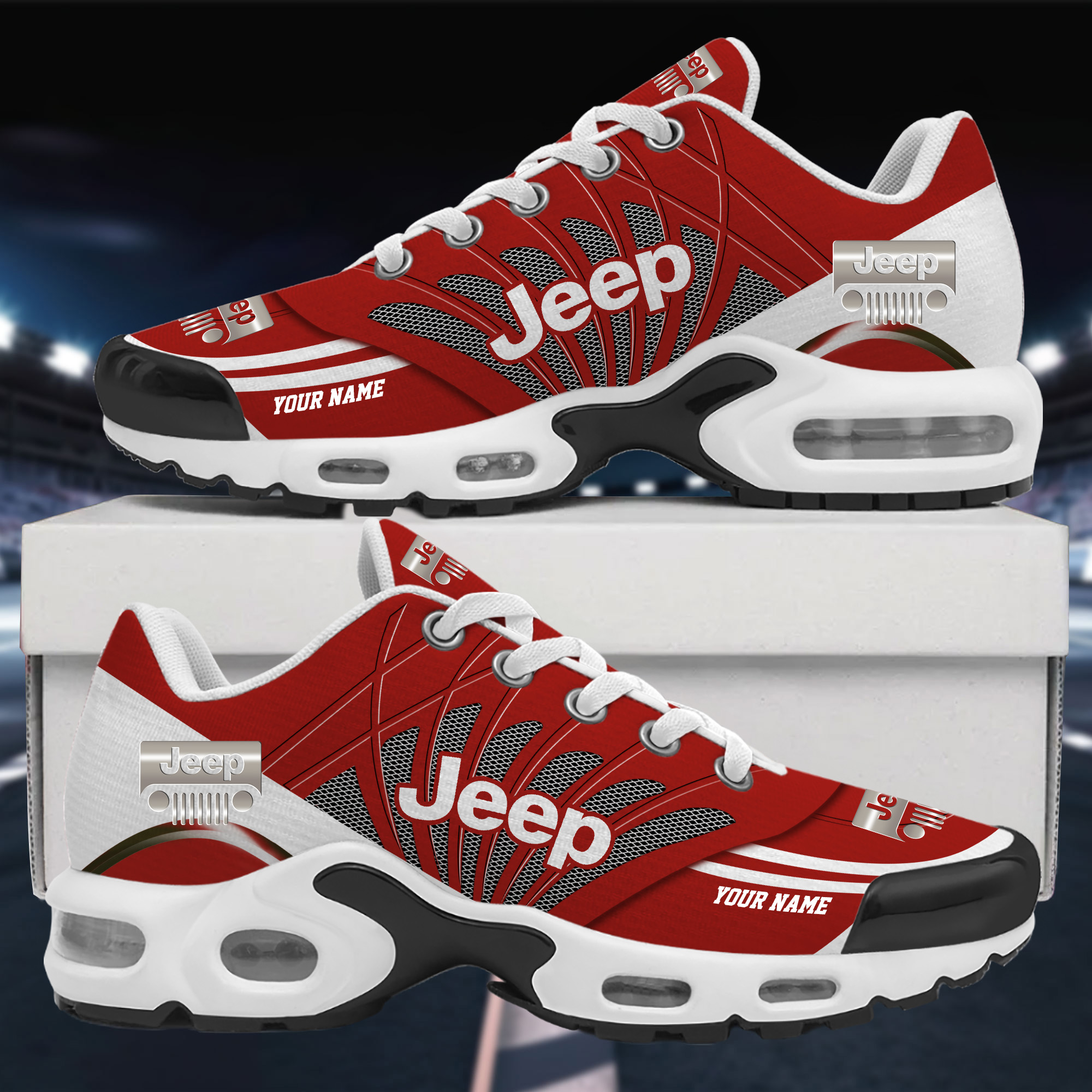 Jeep Custom Name Sport Shoes VS8 - Famjoys Jeep Custom Name Sport Shoes VS8 - Famjoys