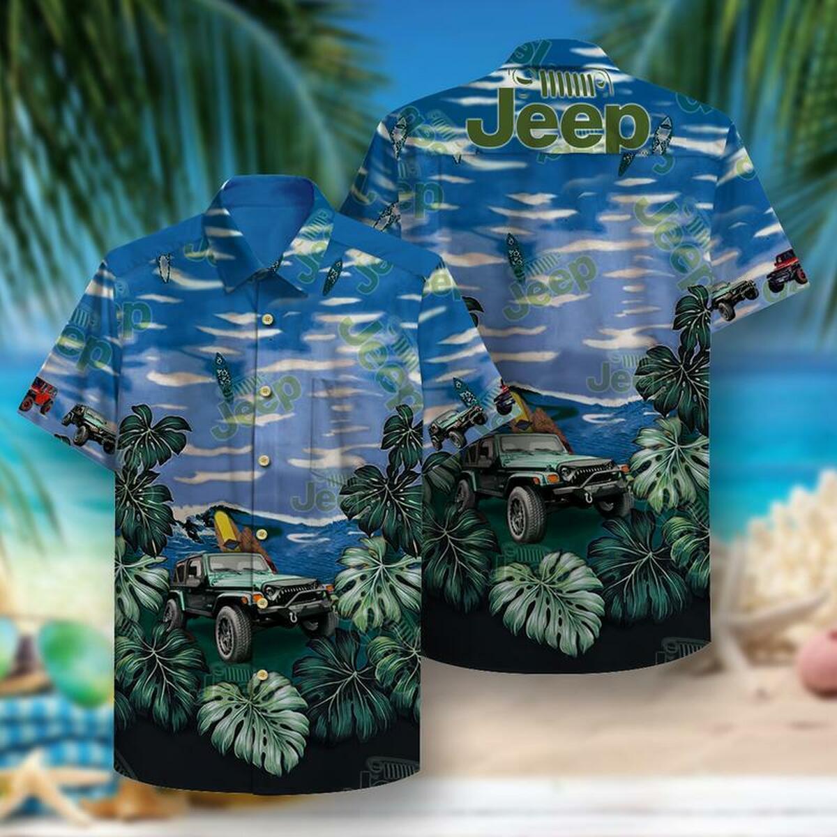 Jeep Hawaii Hawaiian Shirt - Famjoys Jeep Hawaii Hawaiian Shirt - Famjoys