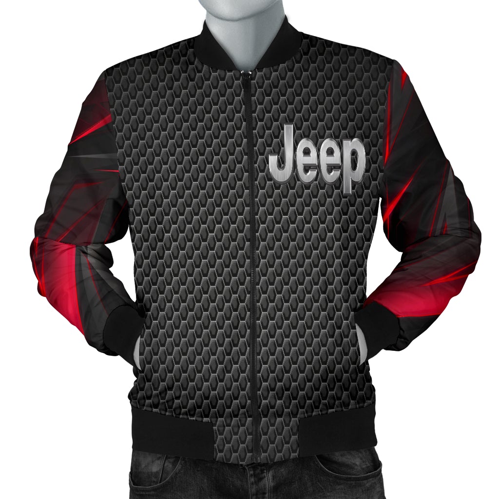 Jeep Men's Bomber Jacket RA - Famjoys Jeep Men's Bomber Jacket RA - Famjoys
