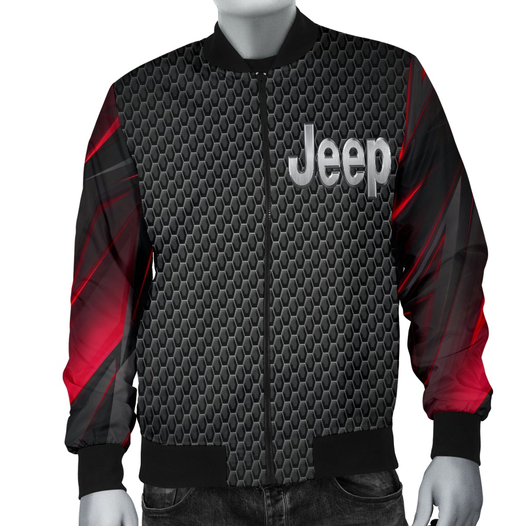 Jeep Men's Bomber Jacket RA - Famjoys Jeep Men's Bomber Jacket RA - Famjoys