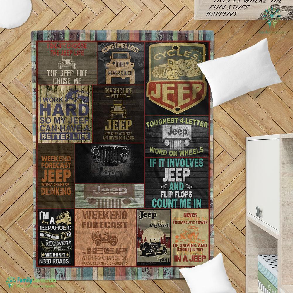 Jeep Quilt Blanket 2