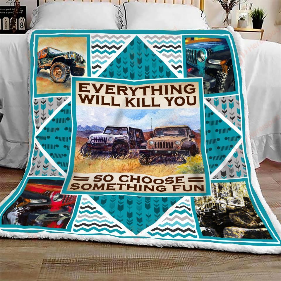 Jeep Quilt Sofa Throw Blanket TN301103 - Famjoys Jeep Quilt Sofa Throw Blanket TN301103 - Famjoys