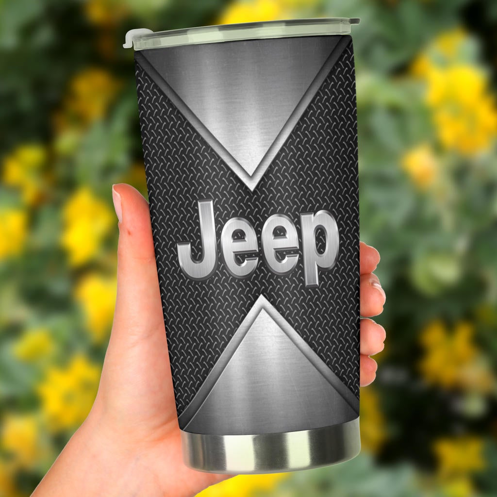 Jeep Tumbler Grey - Famjoys Jeep Tumbler Grey - Famjoys