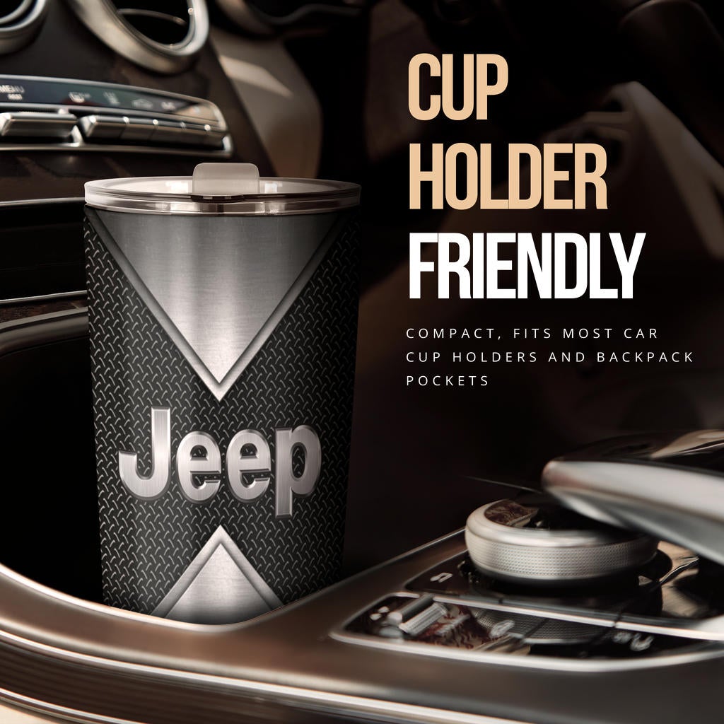 Jeep Tumbler Grey - Famjoys Jeep Tumbler Grey - Famjoys