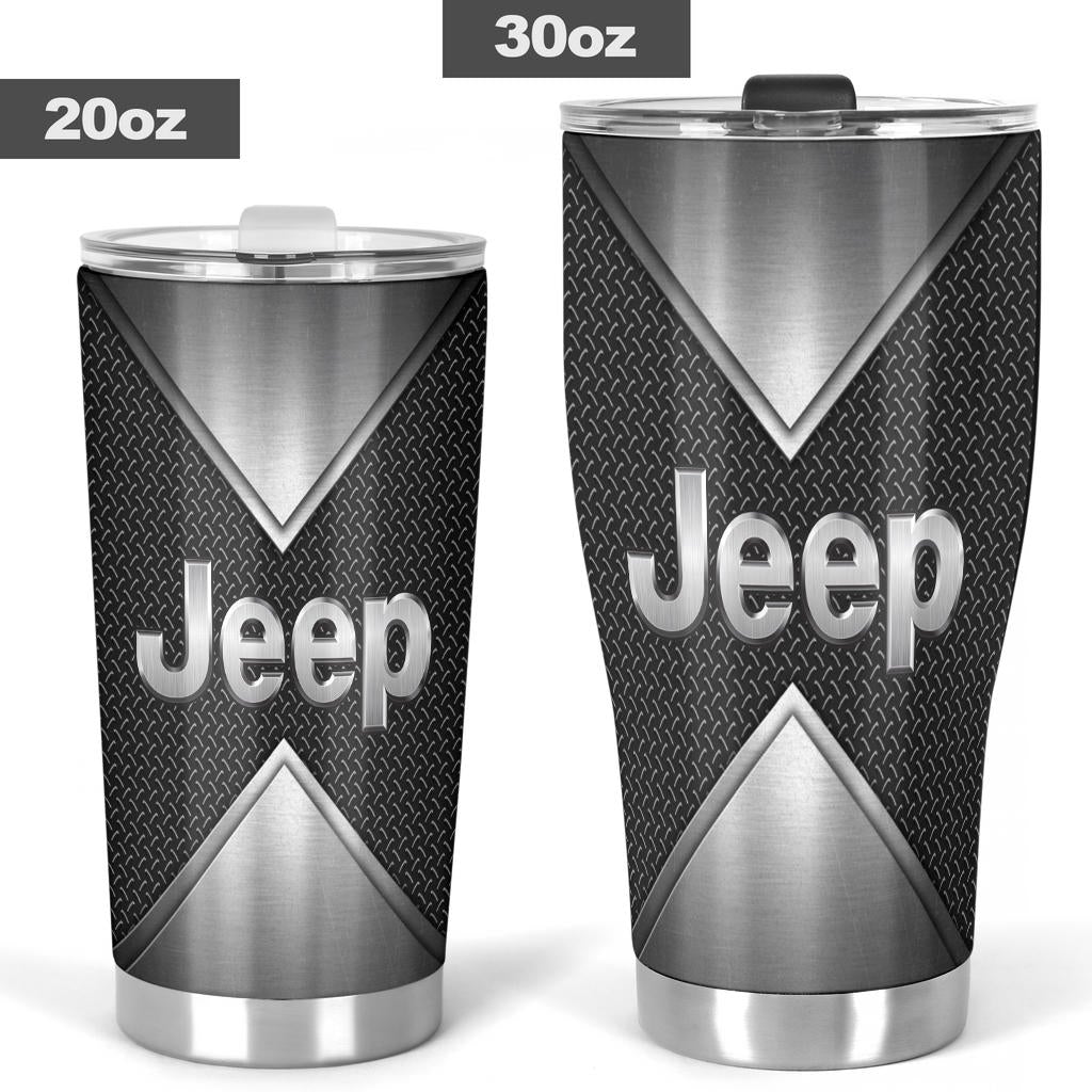 Jeep Tumbler Grey - Famjoys Jeep Tumbler Grey - Famjoys