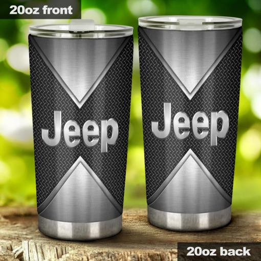 Jeep Tumbler Grey - Famjoys Jeep Tumbler Grey - Famjoys