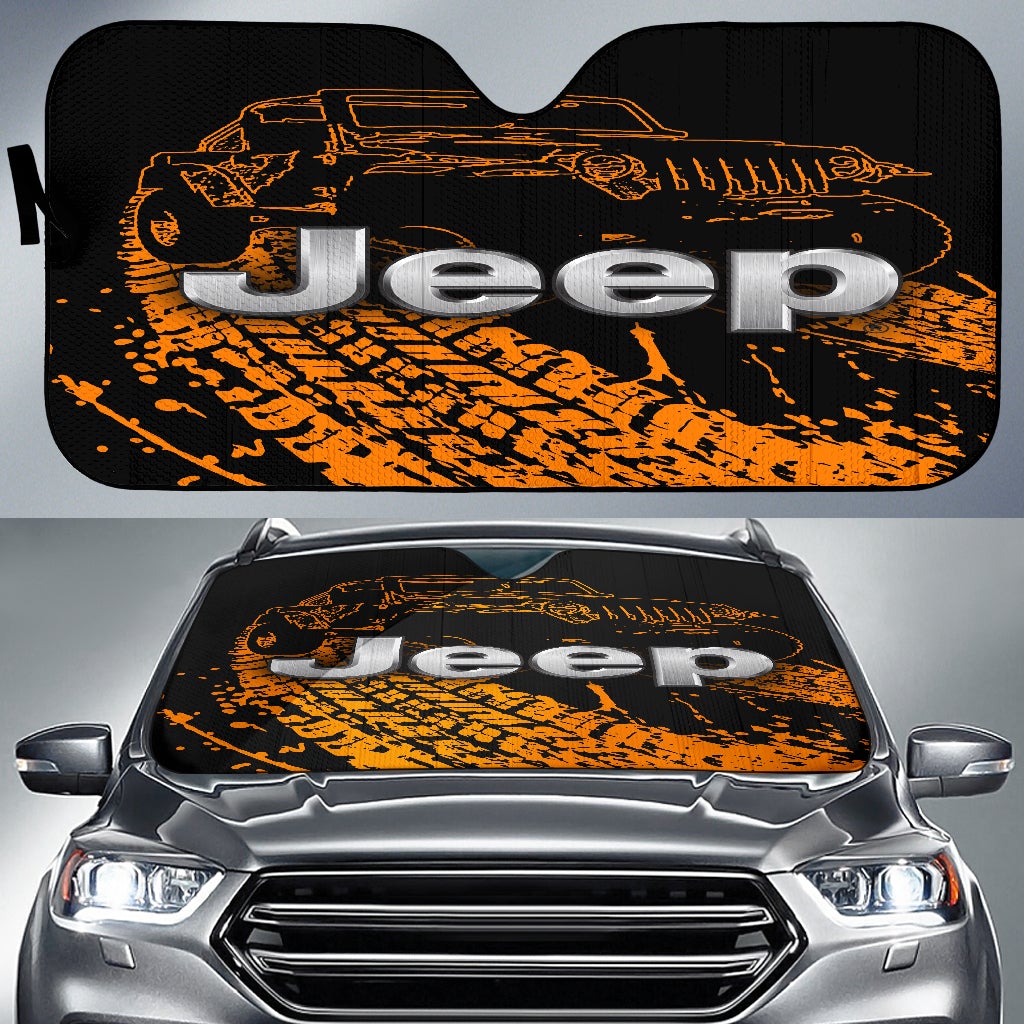 Jeep Windshield Sun Shade V2 - Famjoys Jeep Windshield Sun Shade V2 - Famjoys