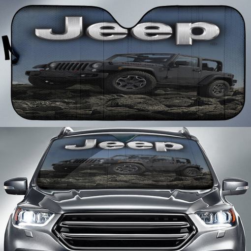 Jeep Windshield Sun Shade V3 - Famjoys Jeep Windshield Sun Shade V3 - Famjoys