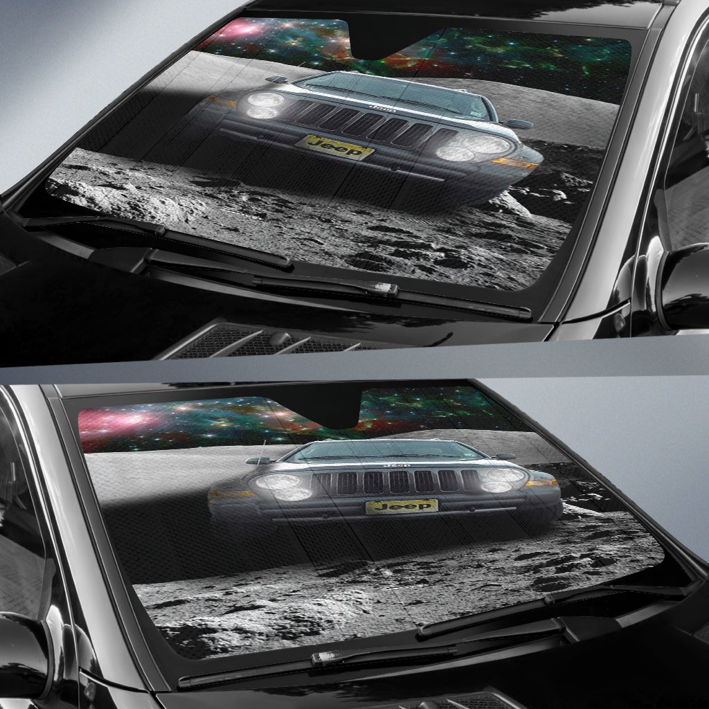 Jeep Windshield Sun Shade V5 - Famjoys Jeep Windshield Sun Shade V5 - Famjoys