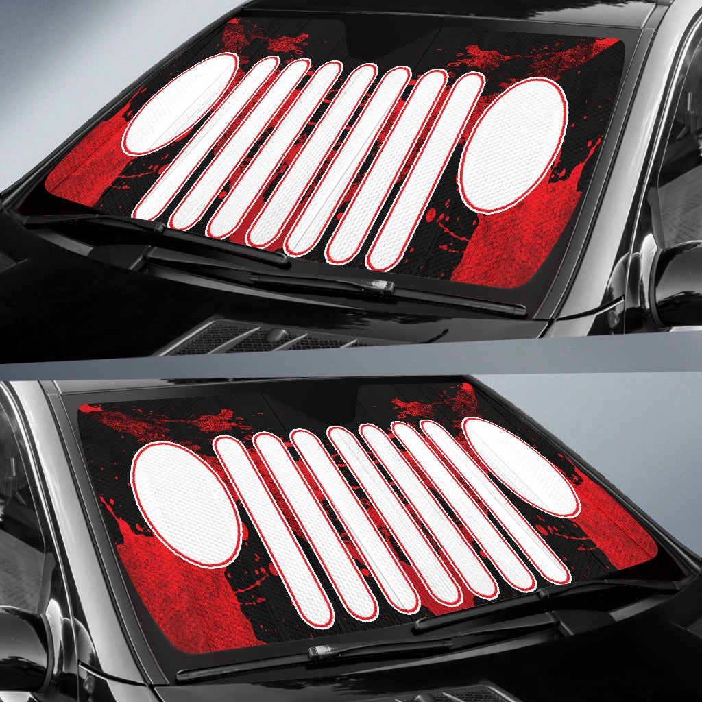 Jeep Windshield Sunshade - Famjoys Jeep Windshield Sunshade - Famjoys