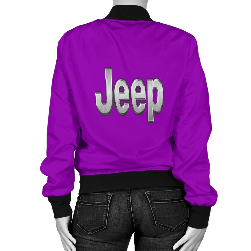 Jeep Women's Bomber Jacket Pink - Famjoys Jeep Women's Bomber Jacket Pink - Famjoys