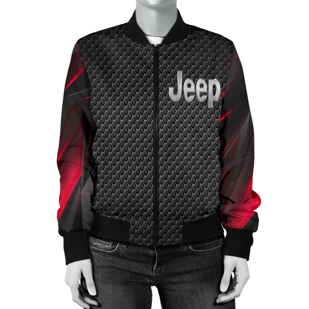 Jeep Women's Bomber Jacket RA - Famjoys Jeep Women's Bomber Jacket RA - Famjoys