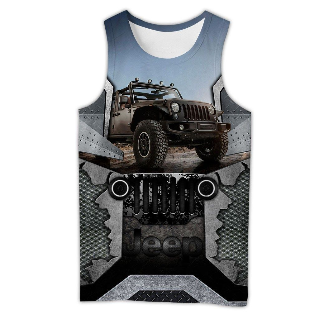 Jeep Wrangler 3D All Over Printed Clothes J21 - Famjoys Jeep Wrangler 3D All Over Printed Clothes J21 - Famjoys