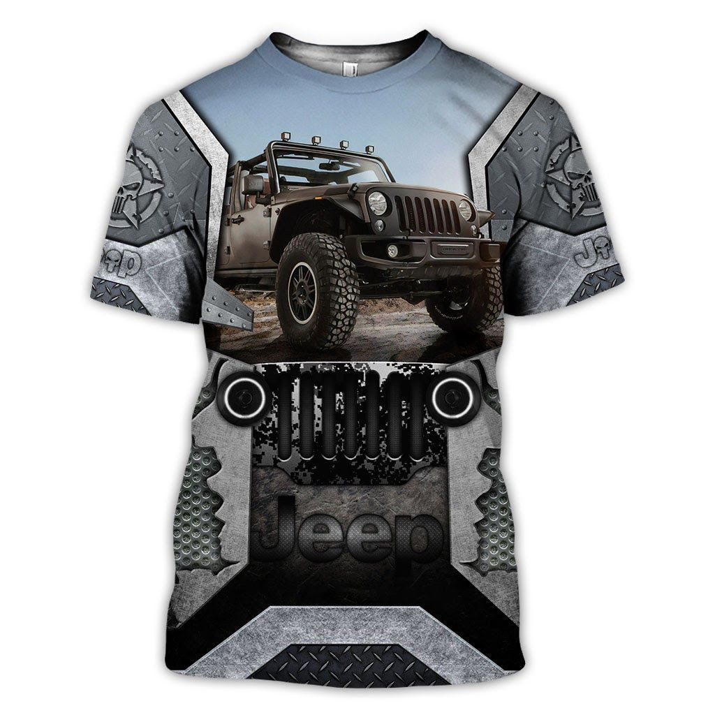 Jeep Wrangler 3D All Over Printed Clothes J21 - Famjoys Jeep Wrangler 3D All Over Printed Clothes J21 - Famjoys