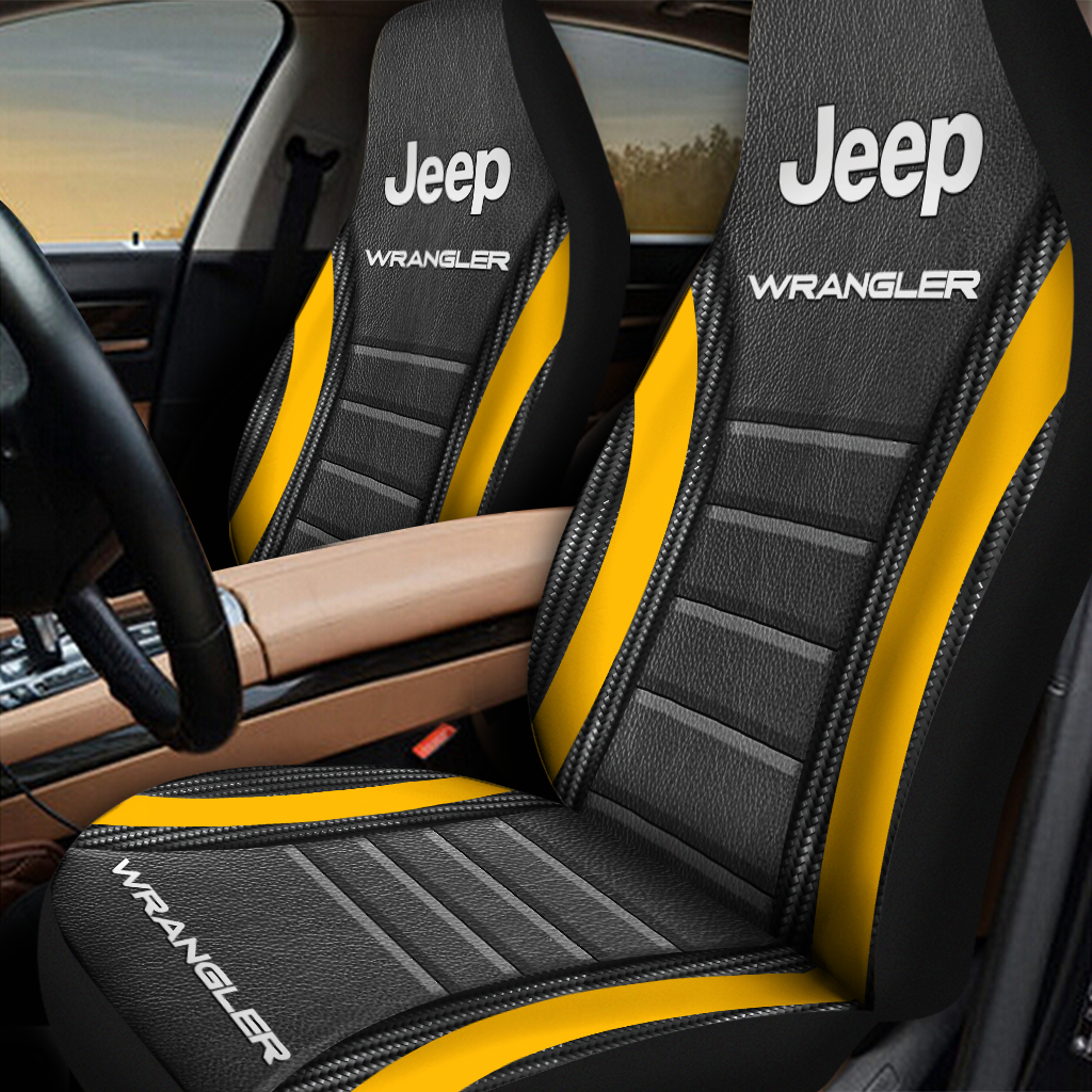 Jeep Wrangler Car Seat Cover V12 - Famjoys Jeep Wrangler Car Seat Cover V12 - Famjoys