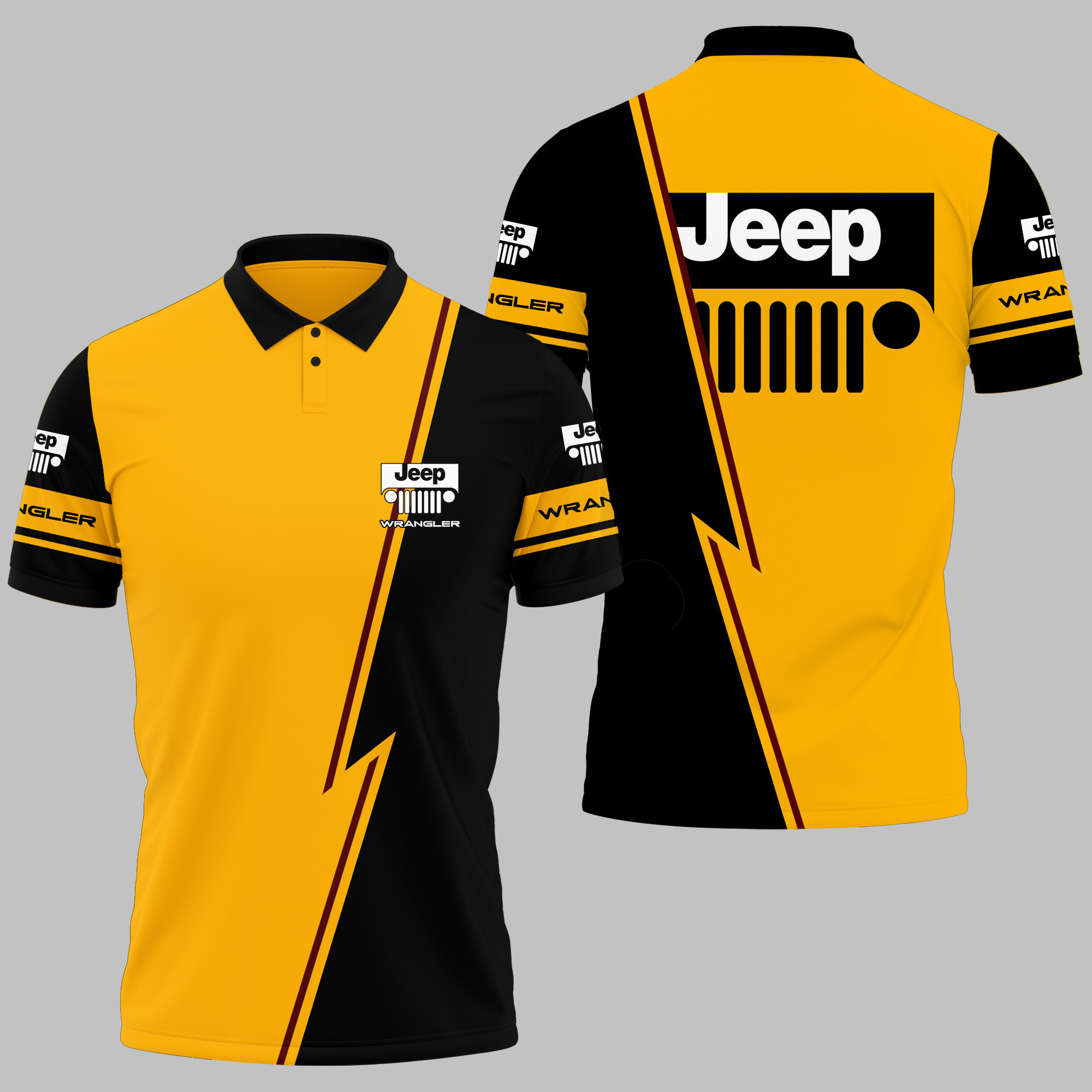 JEEP WRANGLER Polo Shirt Ver 3 - Famjoys JEEP WRANGLER Polo Shirt Ver 3 - Famjoys