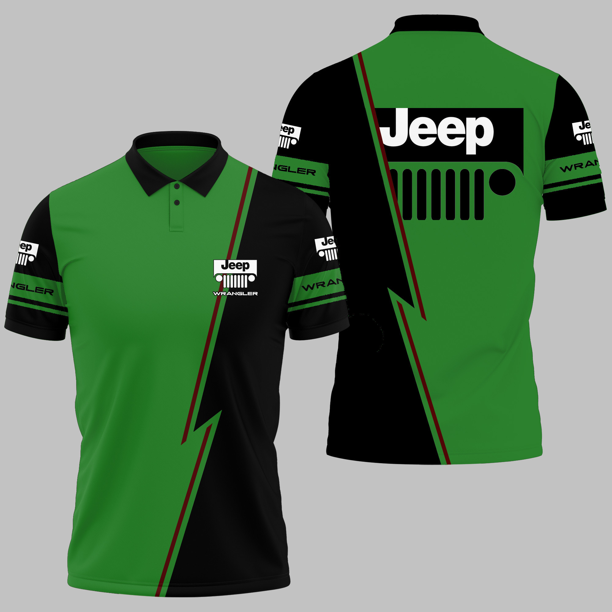 JEEP WRANGLER Polo Shirt Ver 3 - Famjoys JEEP WRANGLER Polo Shirt Ver 3 - Famjoys