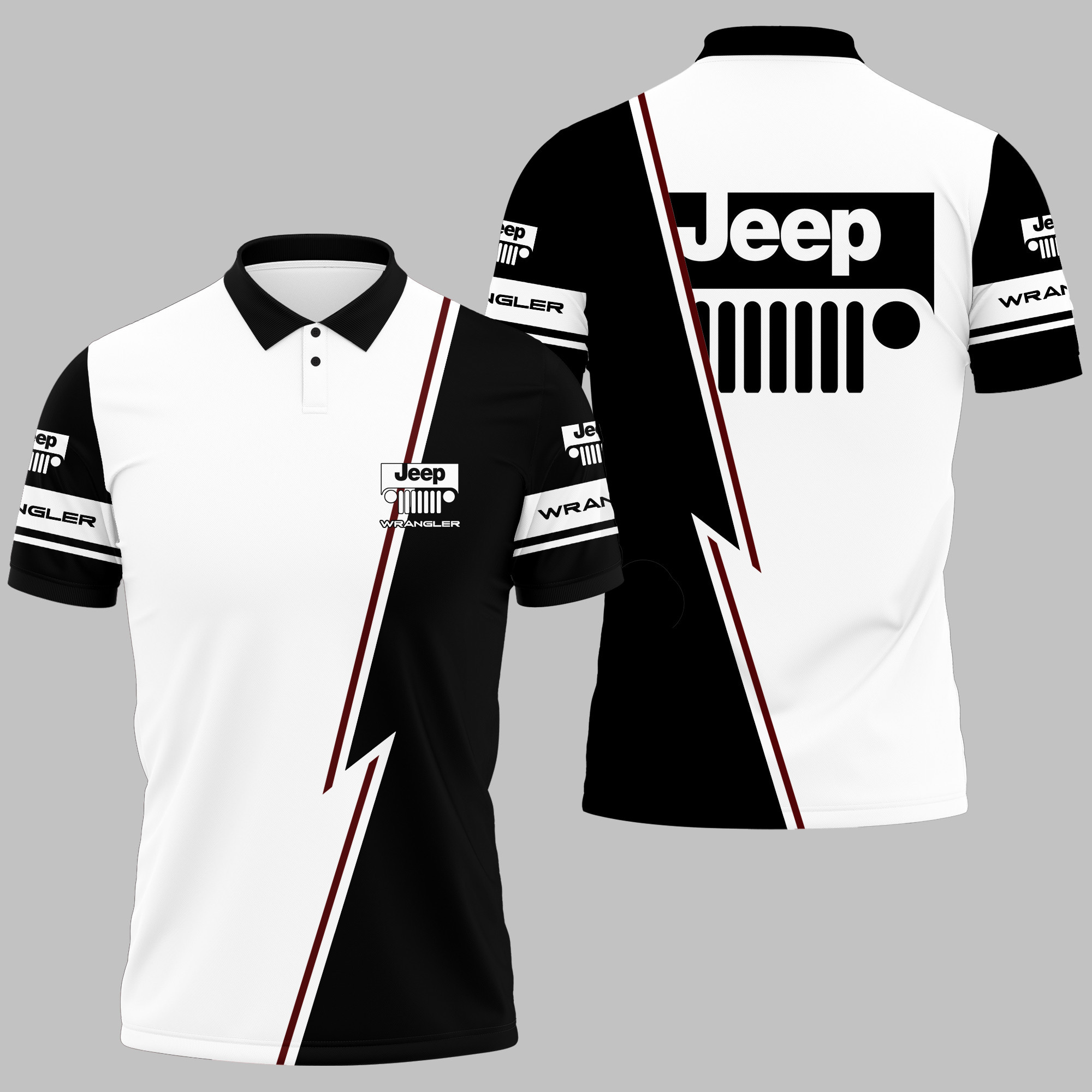 JEEP WRANGLER Polo Shirt Ver 3 - Famjoys JEEP WRANGLER Polo Shirt Ver 3 - Famjoys