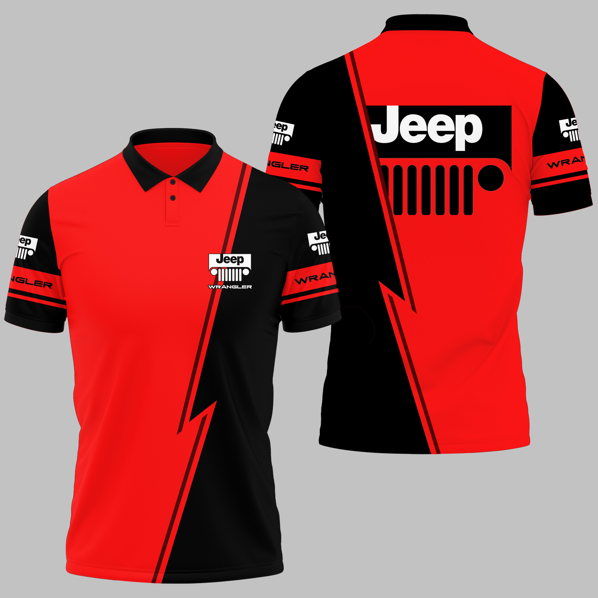 JEEP WRANGLER Polo Shirt Ver 3 - Famjoys JEEP WRANGLER Polo Shirt Ver 3 - Famjoys