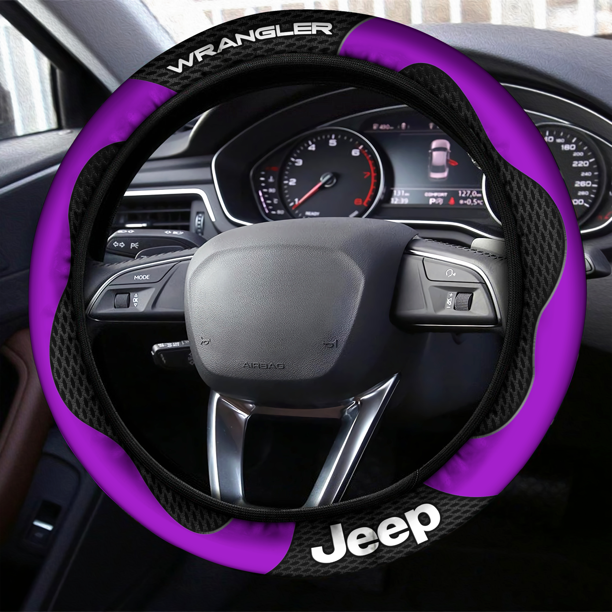 Jeep Wrangler Steering Wheel Cover L1 - Famjoys Jeep Wrangler Steering Wheel Cover L1 - Famjoys