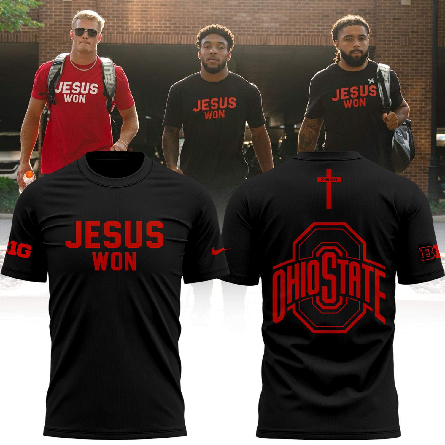JESUS WON Black TShirt 2024 - Famjoys JESUS WON Black TShirt 2024 - Famjoys