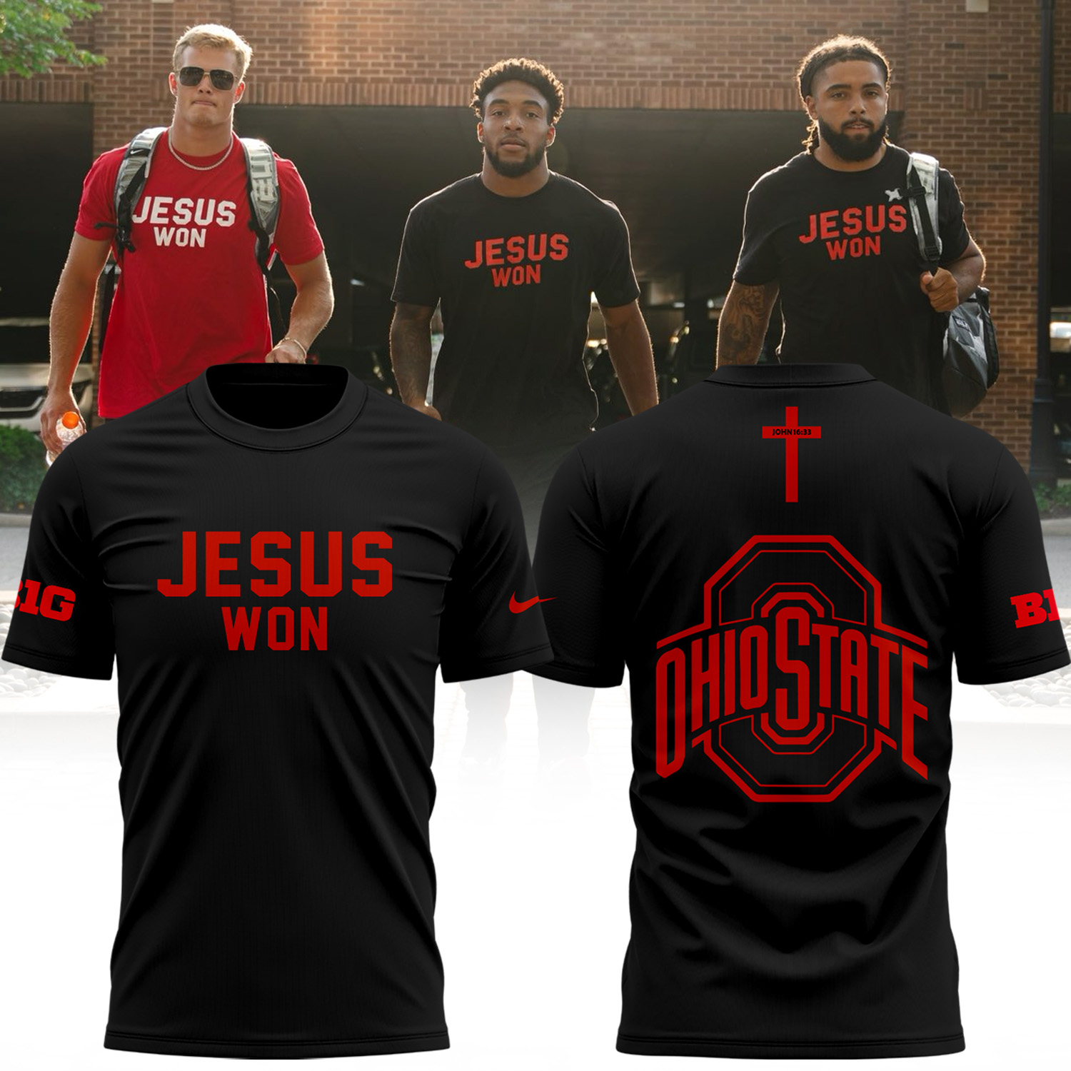 JESUS WON Black TShirt 2024 - Famjoys JESUS WON Black TShirt 2024 - Famjoys