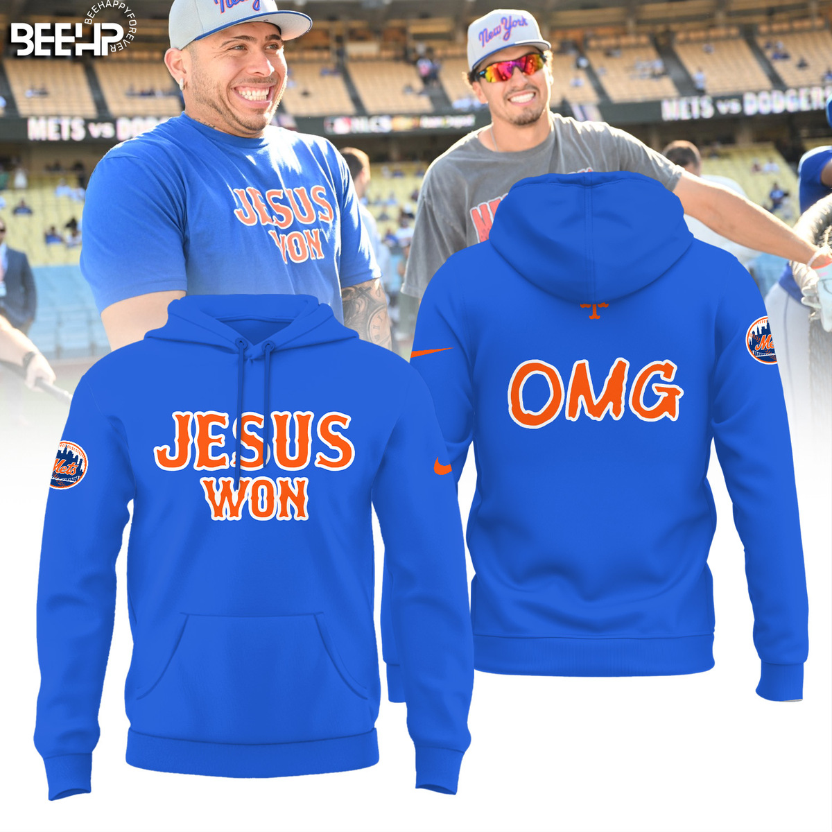 JESUS WON x New York Mets Shirt - Famjoys JESUS WON x New York Mets Shirt - Famjoys
