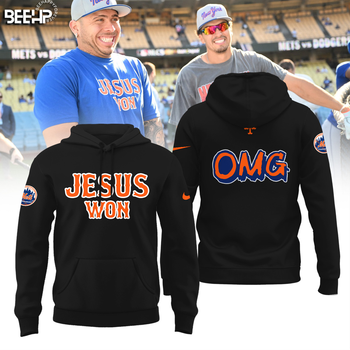 JESUS WON x New York Mets Shirt - Famjoys JESUS WON x New York Mets Shirt - Famjoys