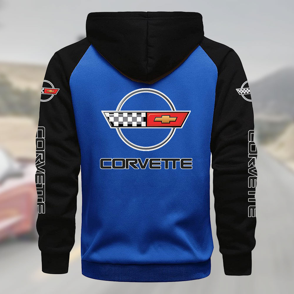 JHALPC299C4 Chevrolet Corvette Zipper Hoodie - Famjoys JHALPC299C4 Chevrolet Corvette Zipper Hoodie - Famjoys