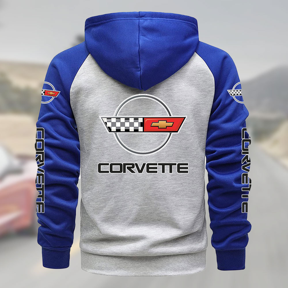 JHALPC299C4 Chevrolet Corvette Zipper Hoodie - Famjoys JHALPC299C4 Chevrolet Corvette Zipper Hoodie - Famjoys