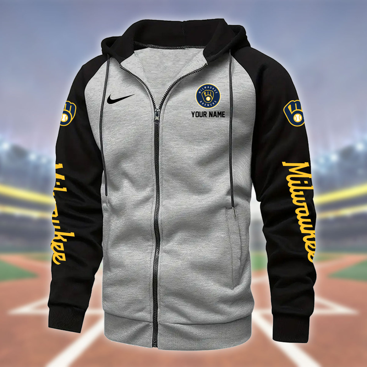 JKULPC2991 BREW Zipper Hoodie - Famjoys JKULPC2991 BREW Zipper Hoodie - Famjoys
