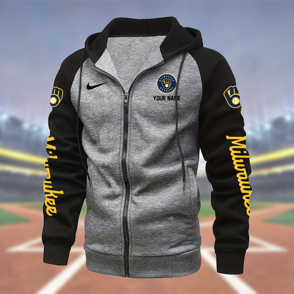 JKULPC2991 BREW Zipper Hoodie - Famjoys JKULPC2991 BREW Zipper Hoodie - Famjoys