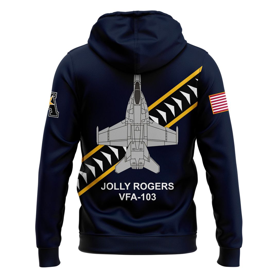 Jolly Rogers Navy Midshipmen football 2024 Hoodie - Famjoys Jolly Rogers Navy Midshipmen football 2024 Hoodie - Famjoys